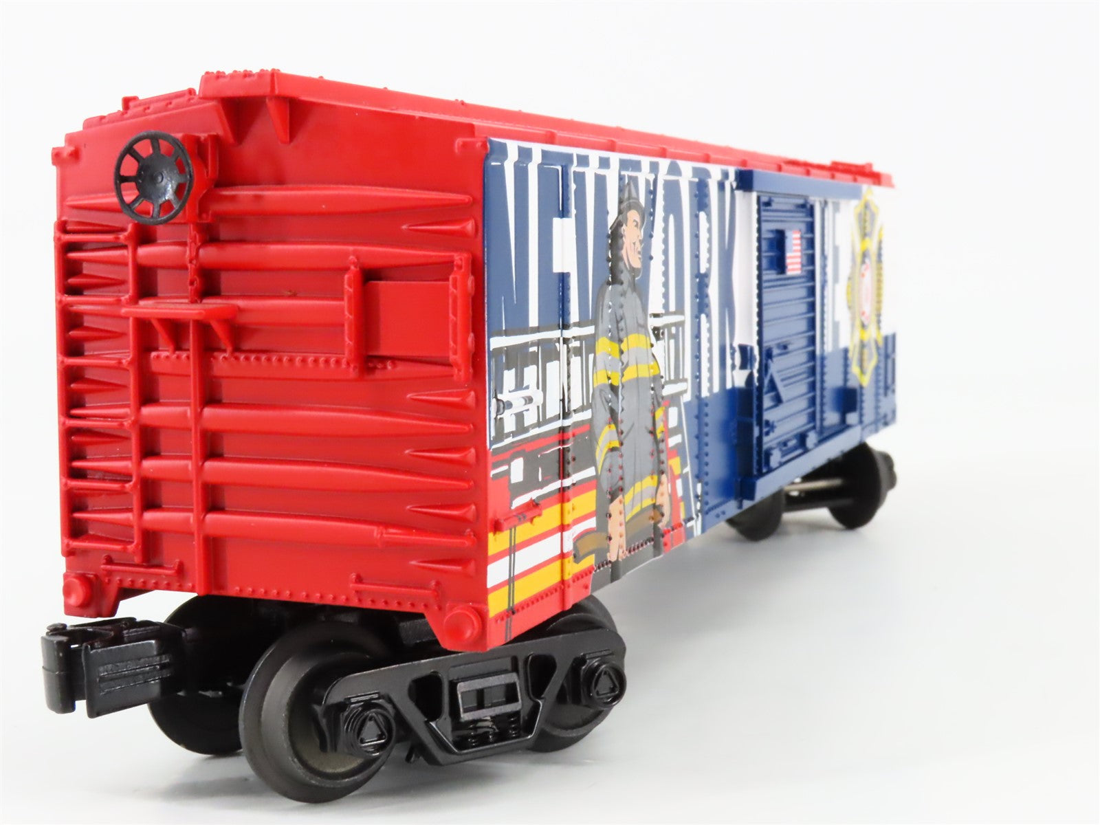 O Gauge 3-Rail MTH Rail King 30-74908 New York City Fire Department Box Car