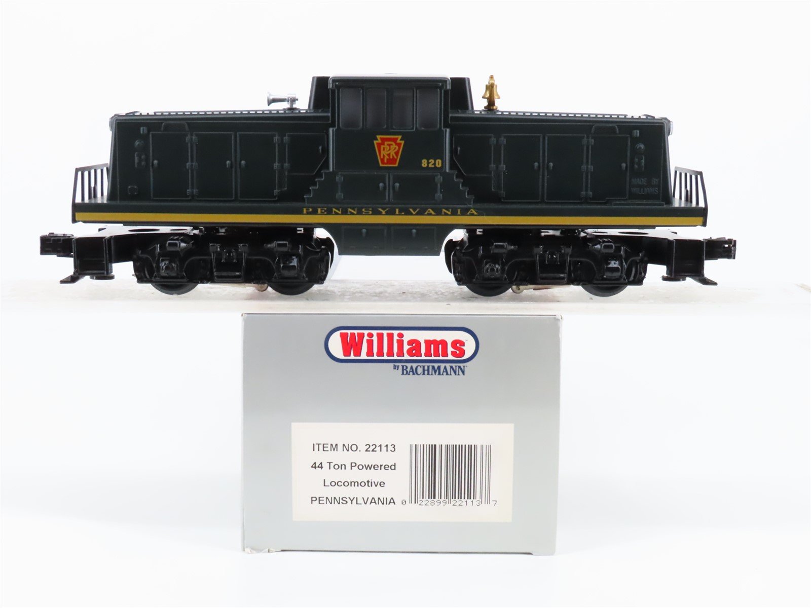 O Gauge 3-Rail Williams 22113 PRR Pennsylvania GE 44-Tonner Diesel Loco #820