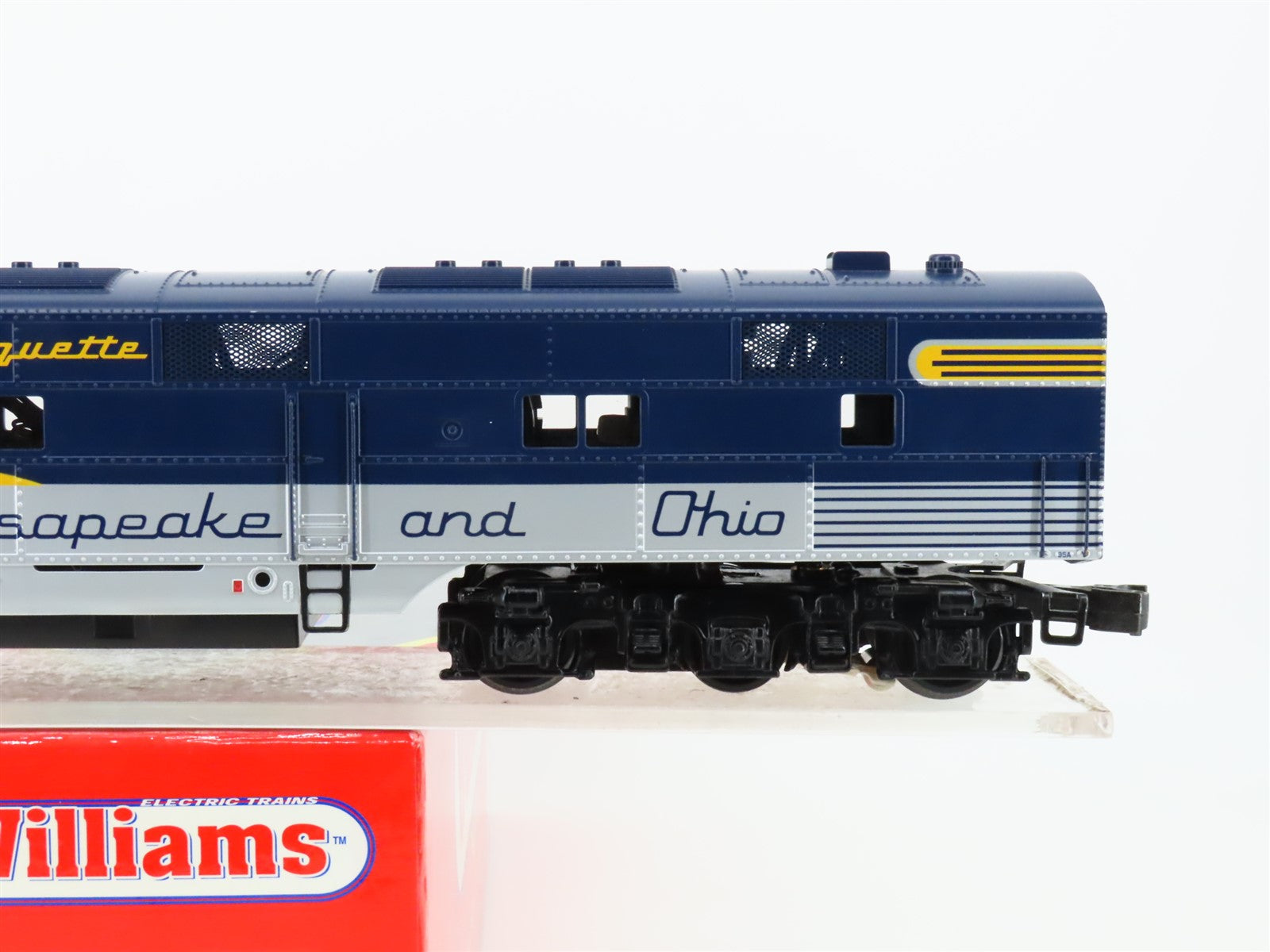O Gauge 3-Rail Williams E7-204 C&O Chesapeake & Ohio E7A Diesel Loco #95 wSound
