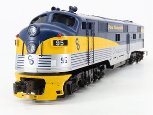 O Gauge 3-Rail Williams E7-204 C&O Chesapeake & Ohio E7A Diesel Loco #95 wSound