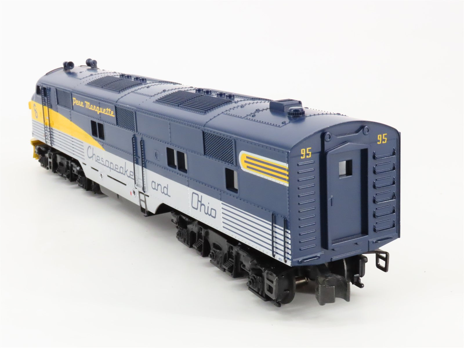 O Gauge 3-Rail Williams E7-204 C&O Chesapeake & Ohio E7A Diesel Loco #95 wSound