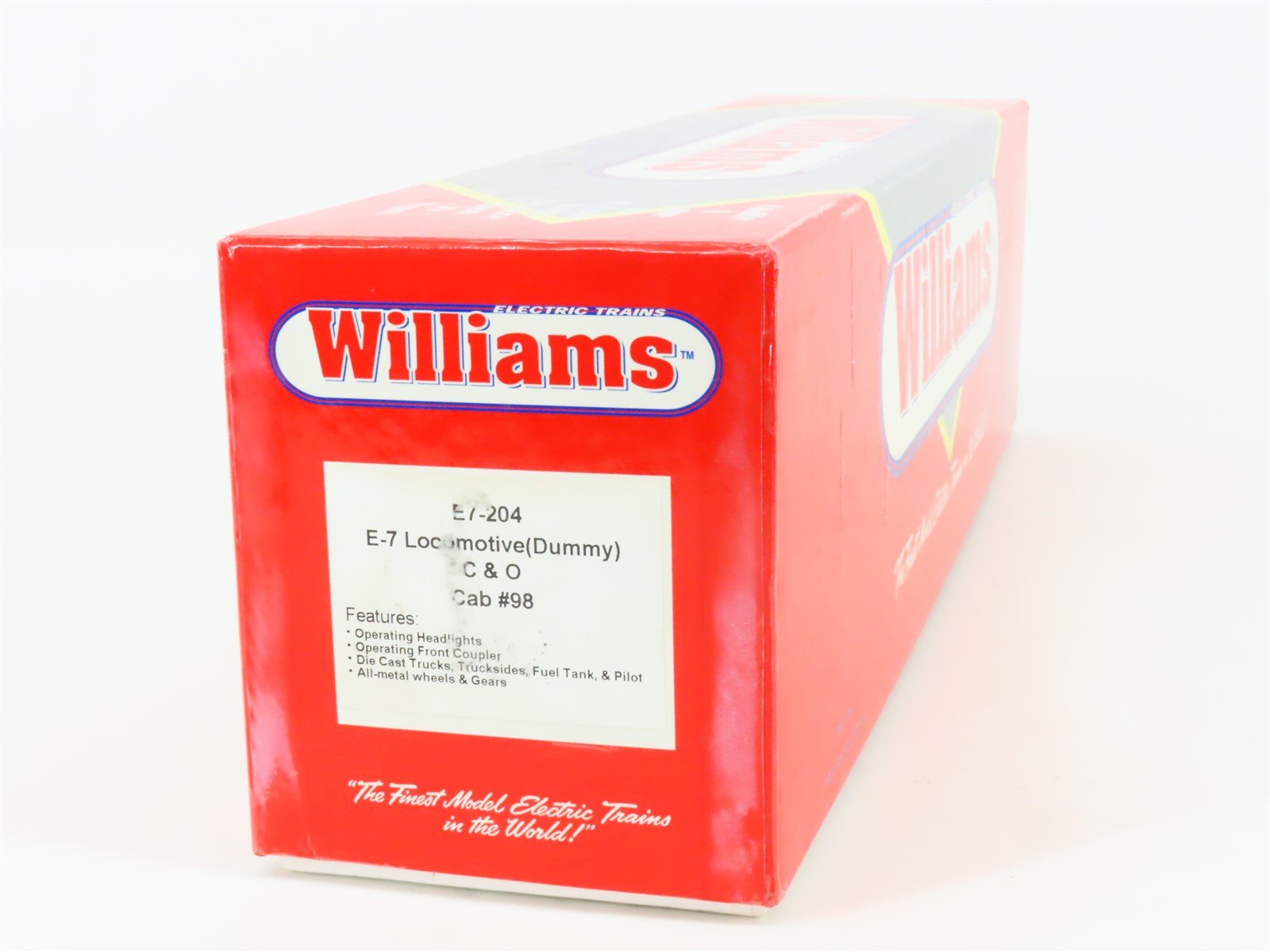 O Gauge 3-Rail Williams E7-204 C&O Chesapeake & Ohio E7A Diesel #95 UNPOWERED