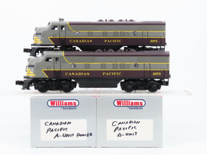 O Gauge 3-Rail Williams CP Canadian Pacific F7 A/A Diesel Locomotive Set