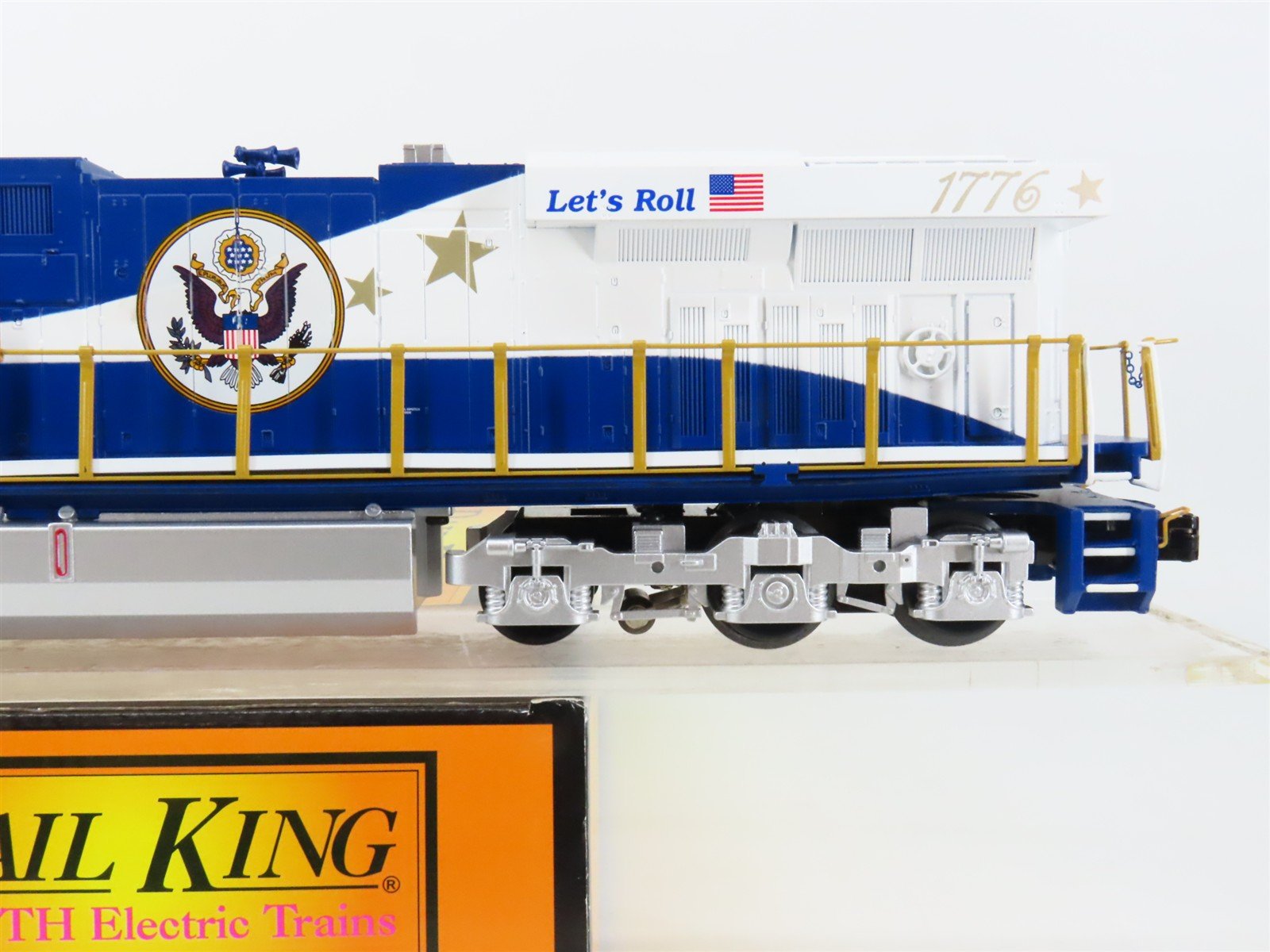 O 3-Rail MTH RailKing 30-20433-1e US Freedom ES44AC Diesel #1776 - ProtoSound3