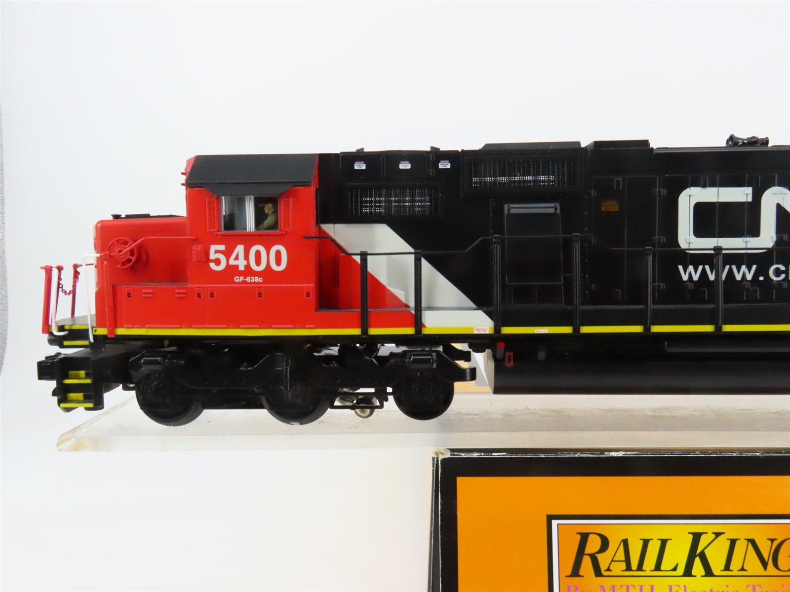 O Gauge 3-Rail MTH RailKing 30-20234-1 CN EMD SD60 Diesel #5400 - ProtoSound3