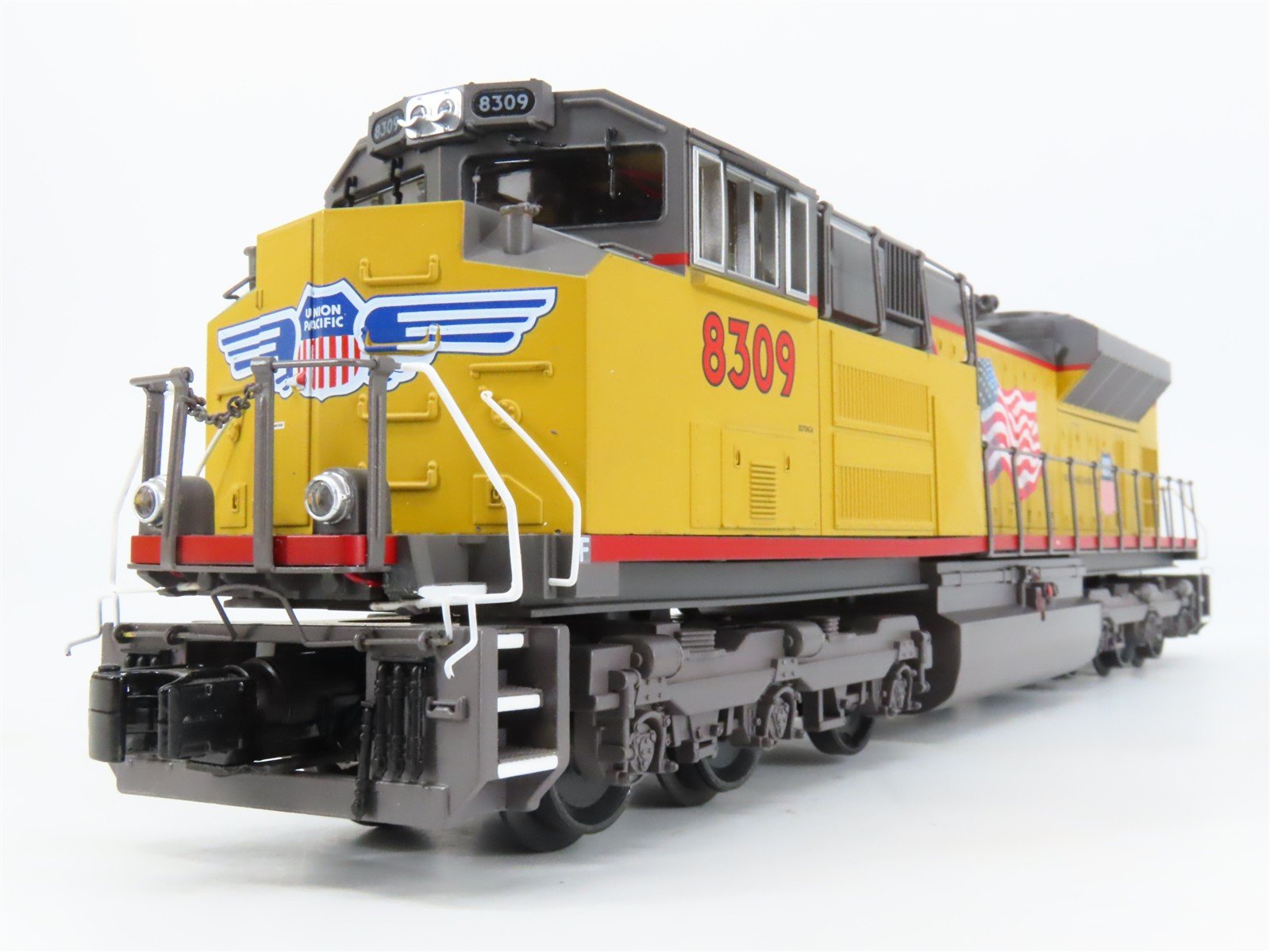 O Gauge 3-Rail MTH RailKing 30-20193-1 UP Flag SD70ACe Diesel #8309 -ProtoSound3