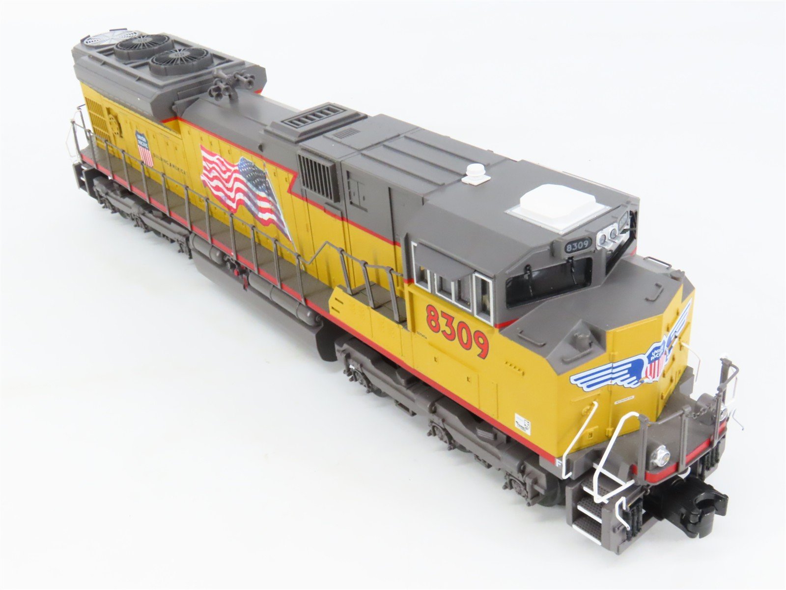 O Gauge 3-Rail MTH RailKing 30-20193-1 UP Flag SD70ACe Diesel #8309 -ProtoSound3