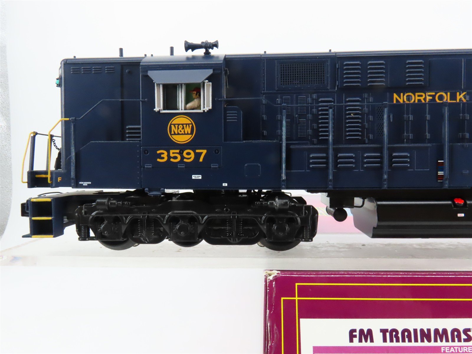 O Gauge 3-Rail MTH 20-20379-1 N&W FM Trainmaster Diesel #3597 - ProtoSound3
