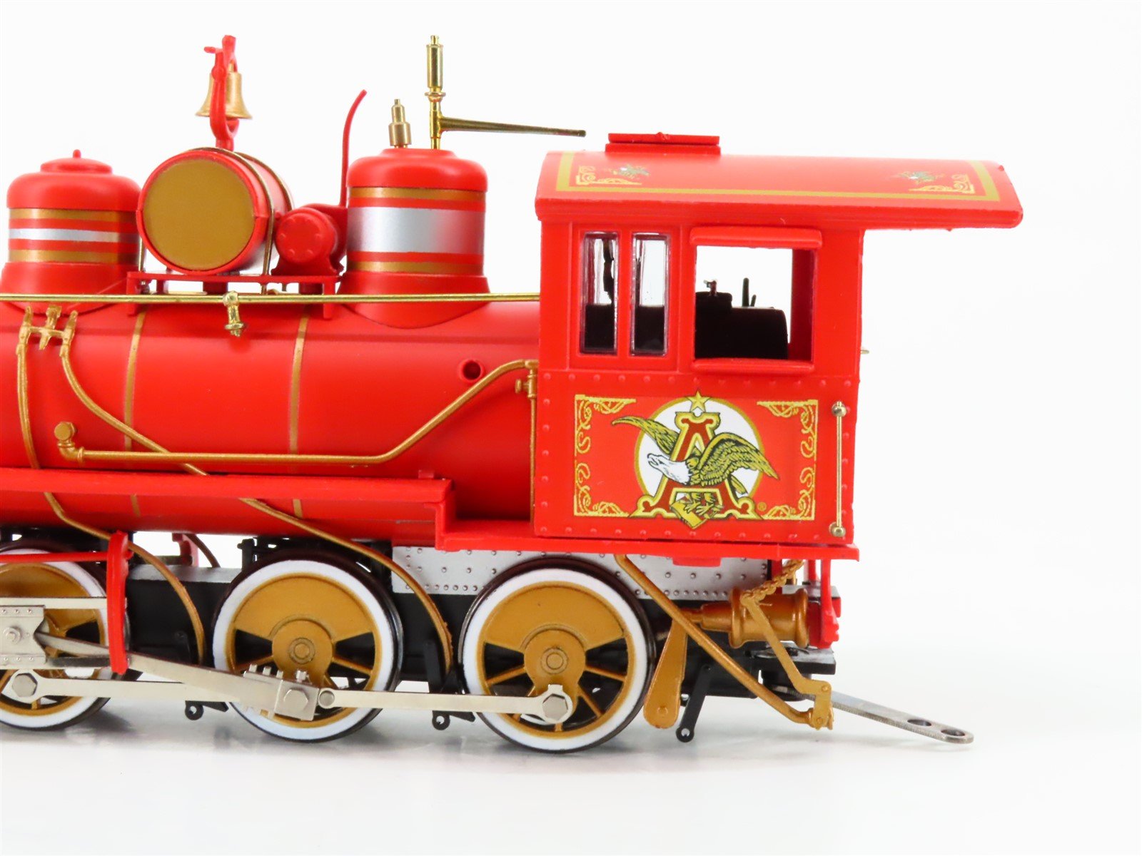 On30 Scale Bachmann Hawthorne Village Budweiser 2-6-0 Steam Locomotive No#
