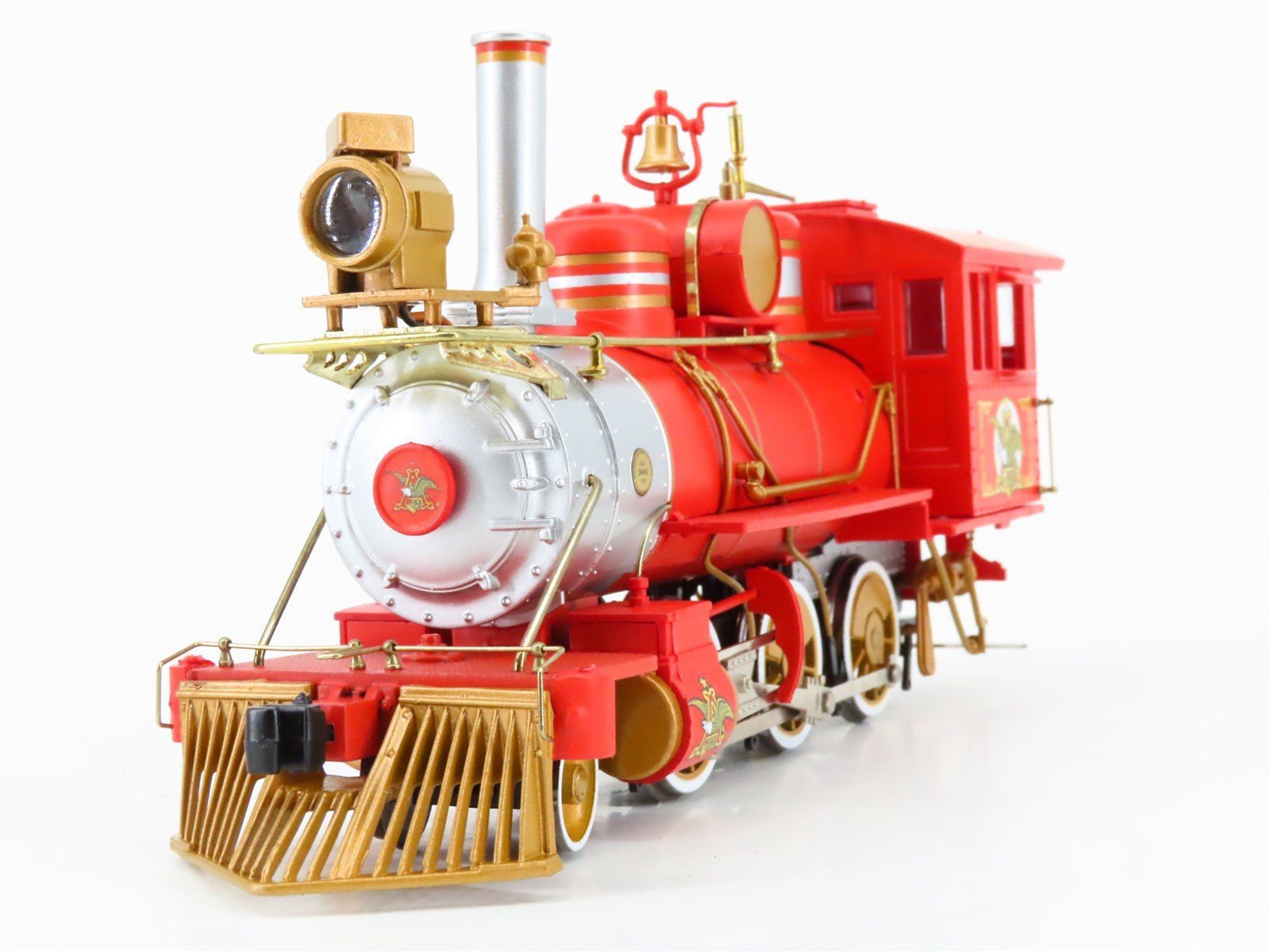 On30 Scale Bachmann Hawthorne Village Budweiser 2-6-0 Steam Locomotive No#