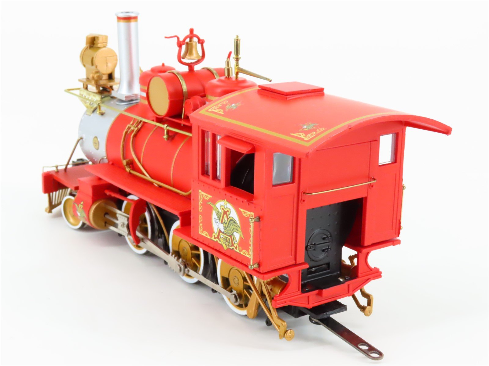 On30 Scale Bachmann Hawthorne Village Budweiser 2-6-0 Steam Locomotive No#