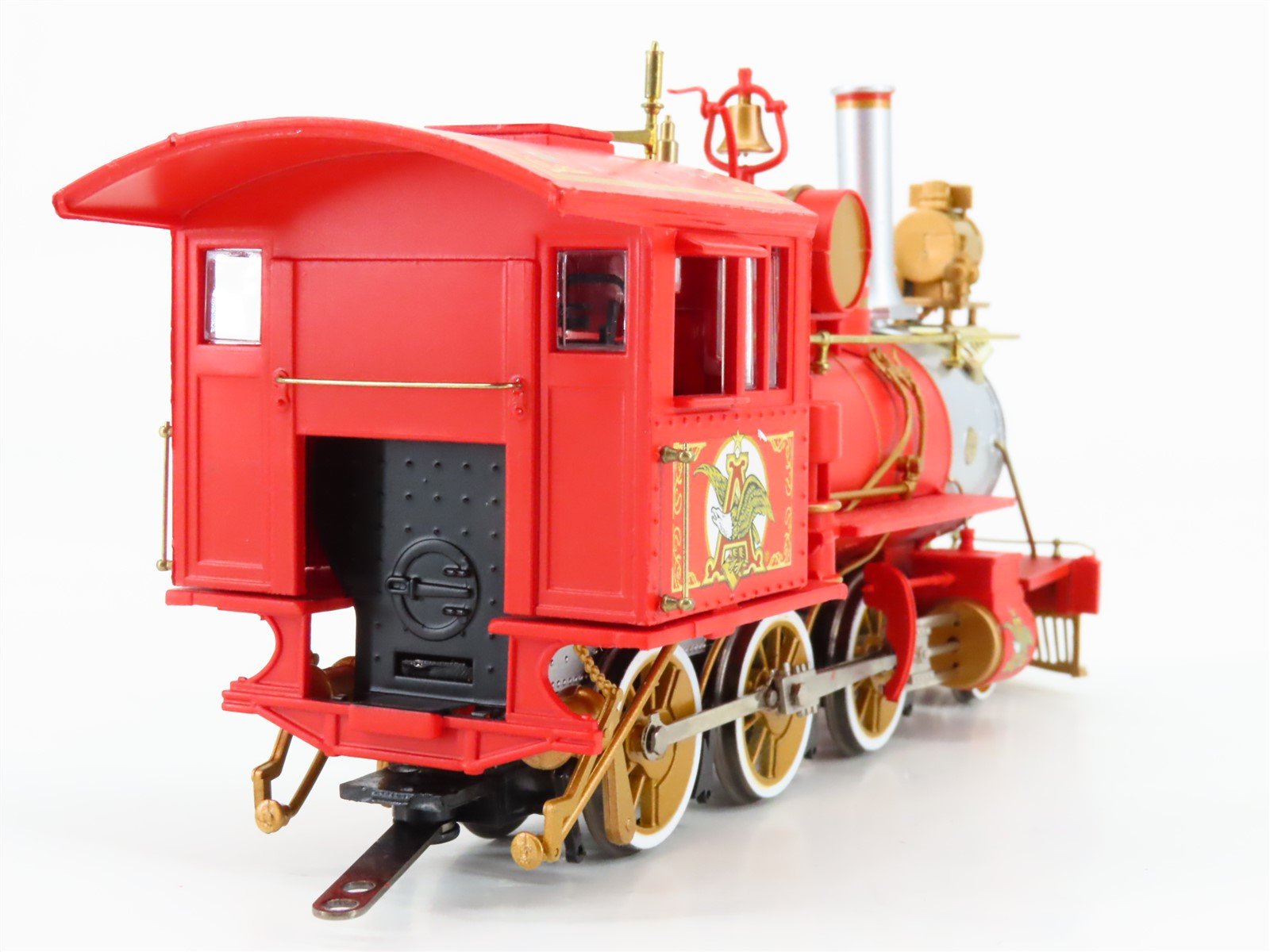 On30 Scale Bachmann Hawthorne Village Budweiser 2-6-0 Steam Locomotive No#