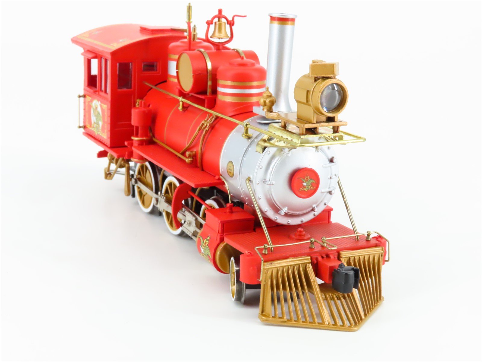 On30 Scale Bachmann Hawthorne Village Budweiser 2-6-0 Steam Locomotive No#