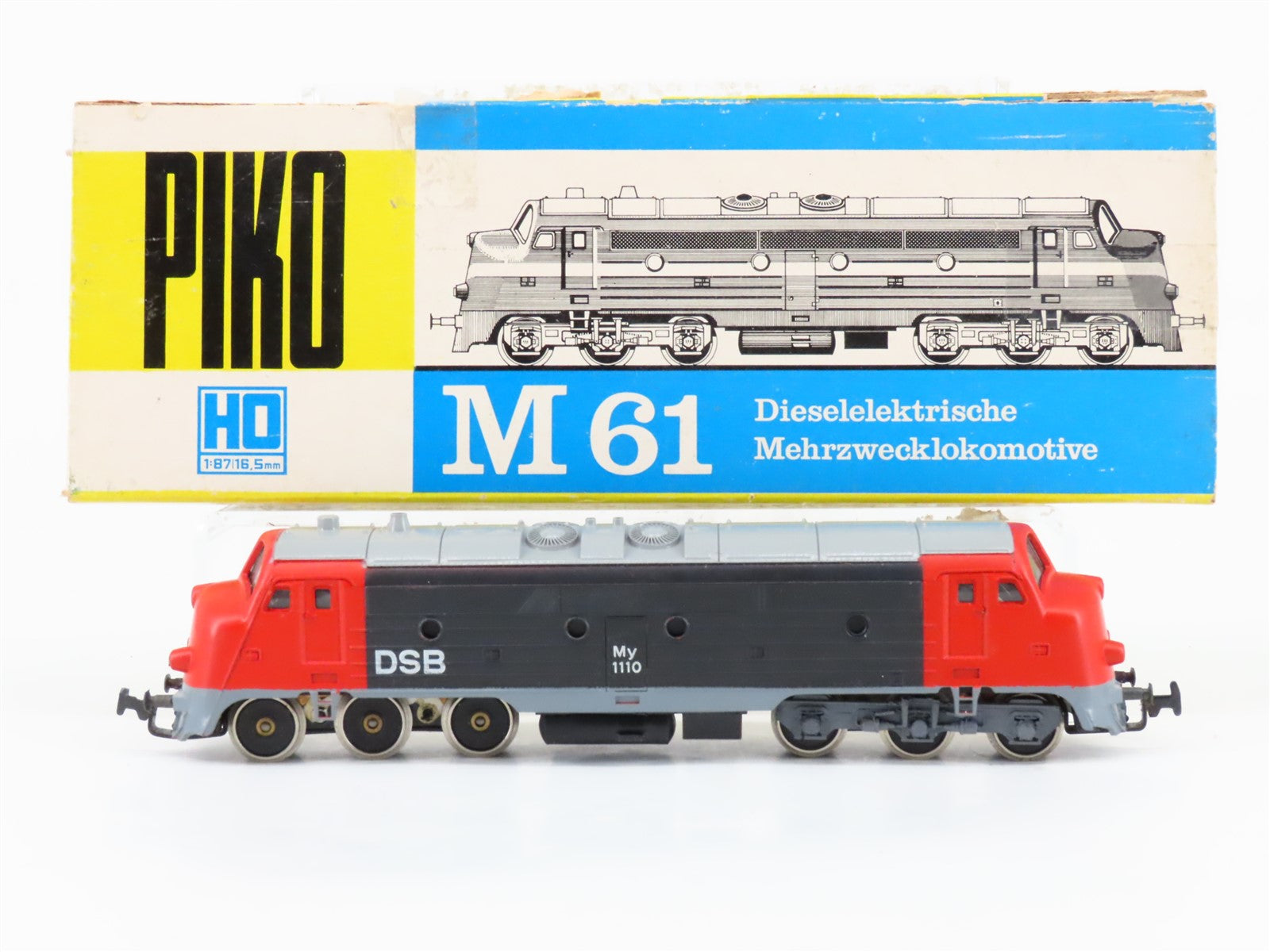 HO Scale PIKO DSB Danish State Railways Class My-1110 (M61) Diesel Locomotive