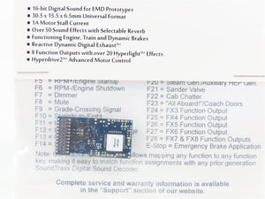 Soundtraxx Tsunami2 885809 TSU-21PNEM8 EMD Diesel DCC/SOUND Decoder