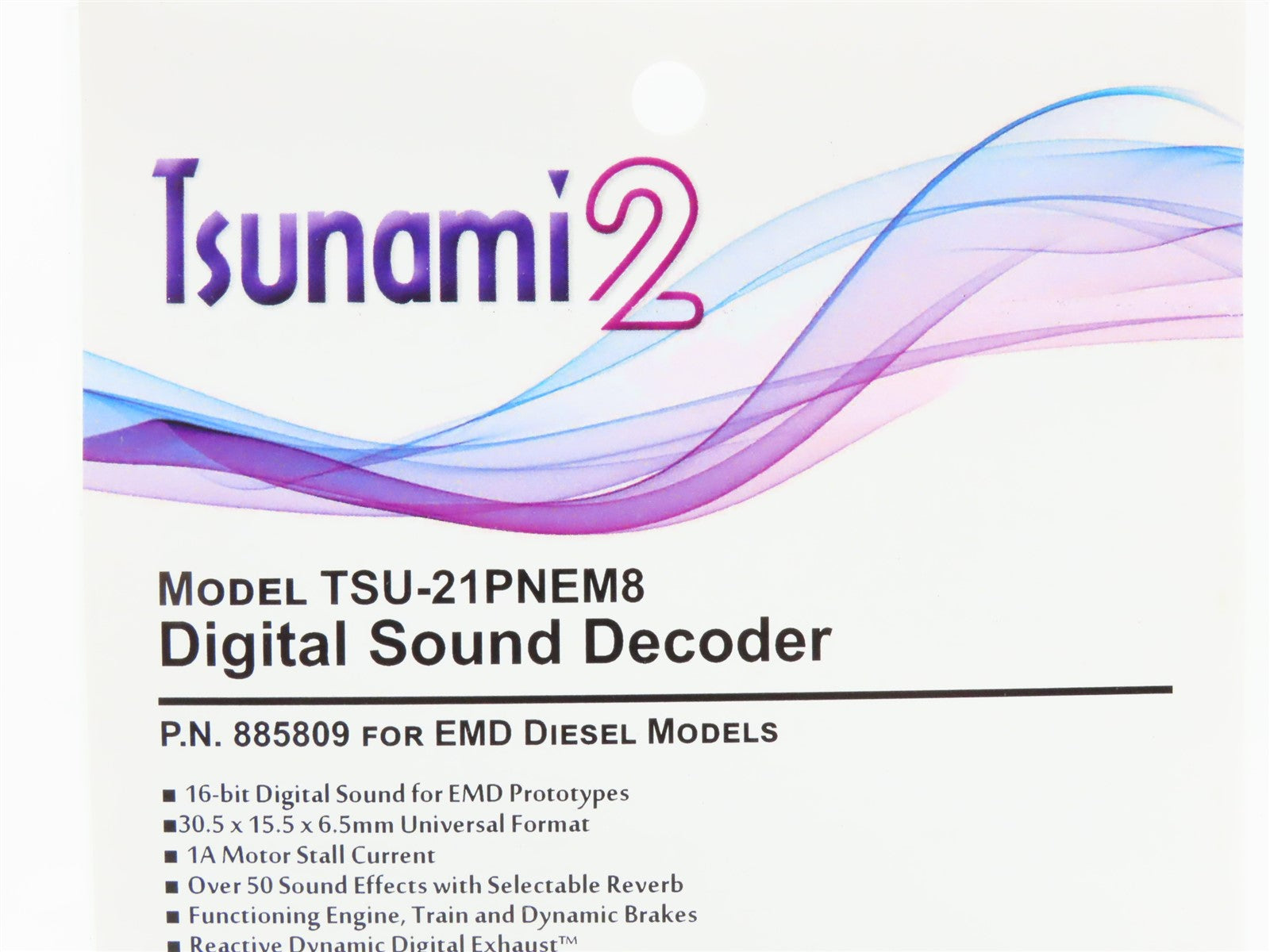 Soundtraxx Tsunami2 885809 TSU-21PNEM8 EMD Diesel DCC/SOUND Decoder