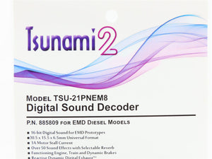 Soundtraxx Tsunami2 885809 TSU-21PNEM8 EMD Diesel DCC/SOUND Decoder