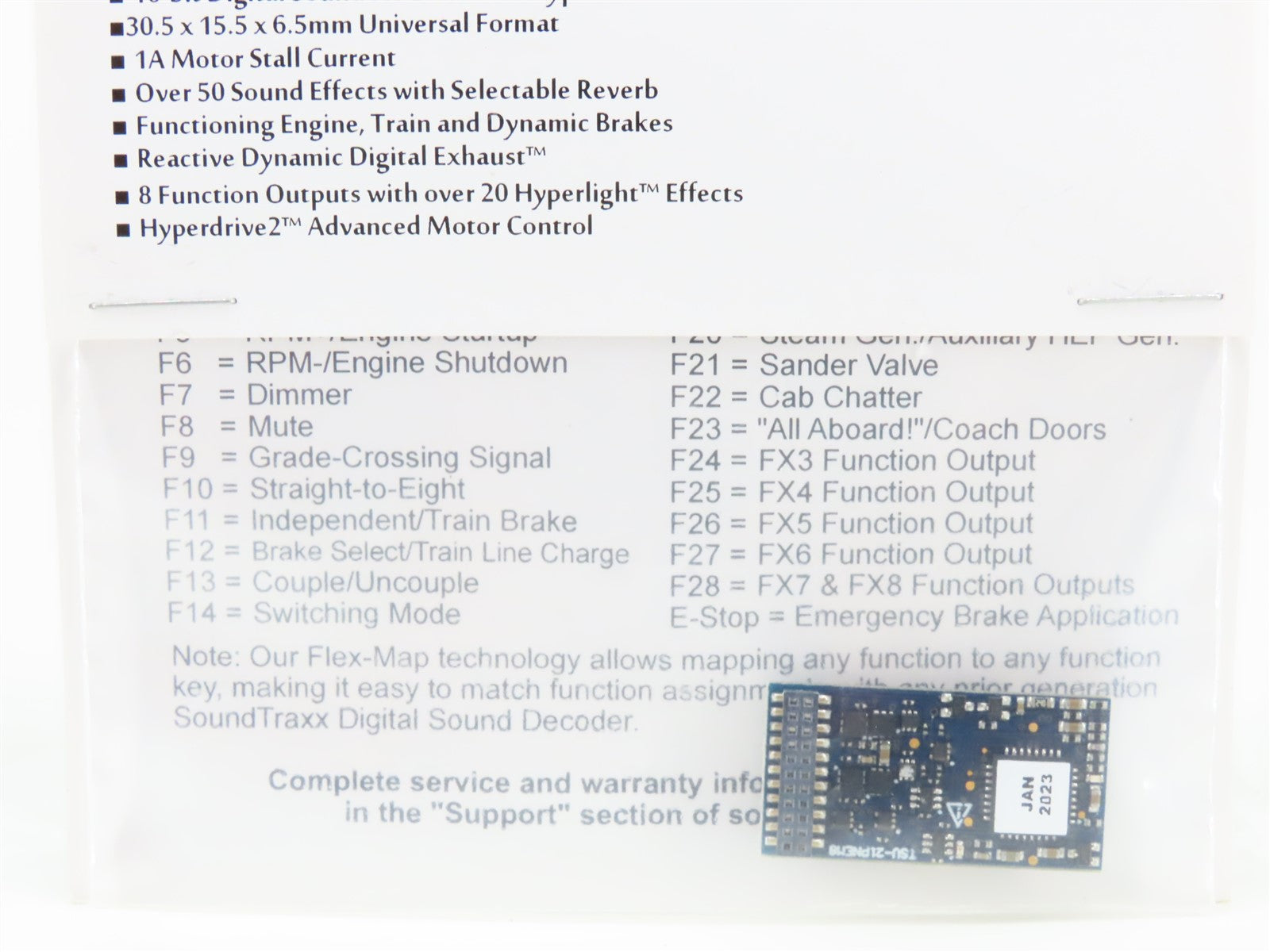 Soundtraxx Tsunami2 885809 TSU-21PNEM8 EMD Diesel DCC/SOUND Decoder