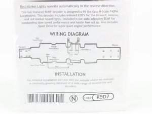TCS 1489 K5D7 7-Function Drop-in DCC Mobile Decoder for KATO N Scale F40PH