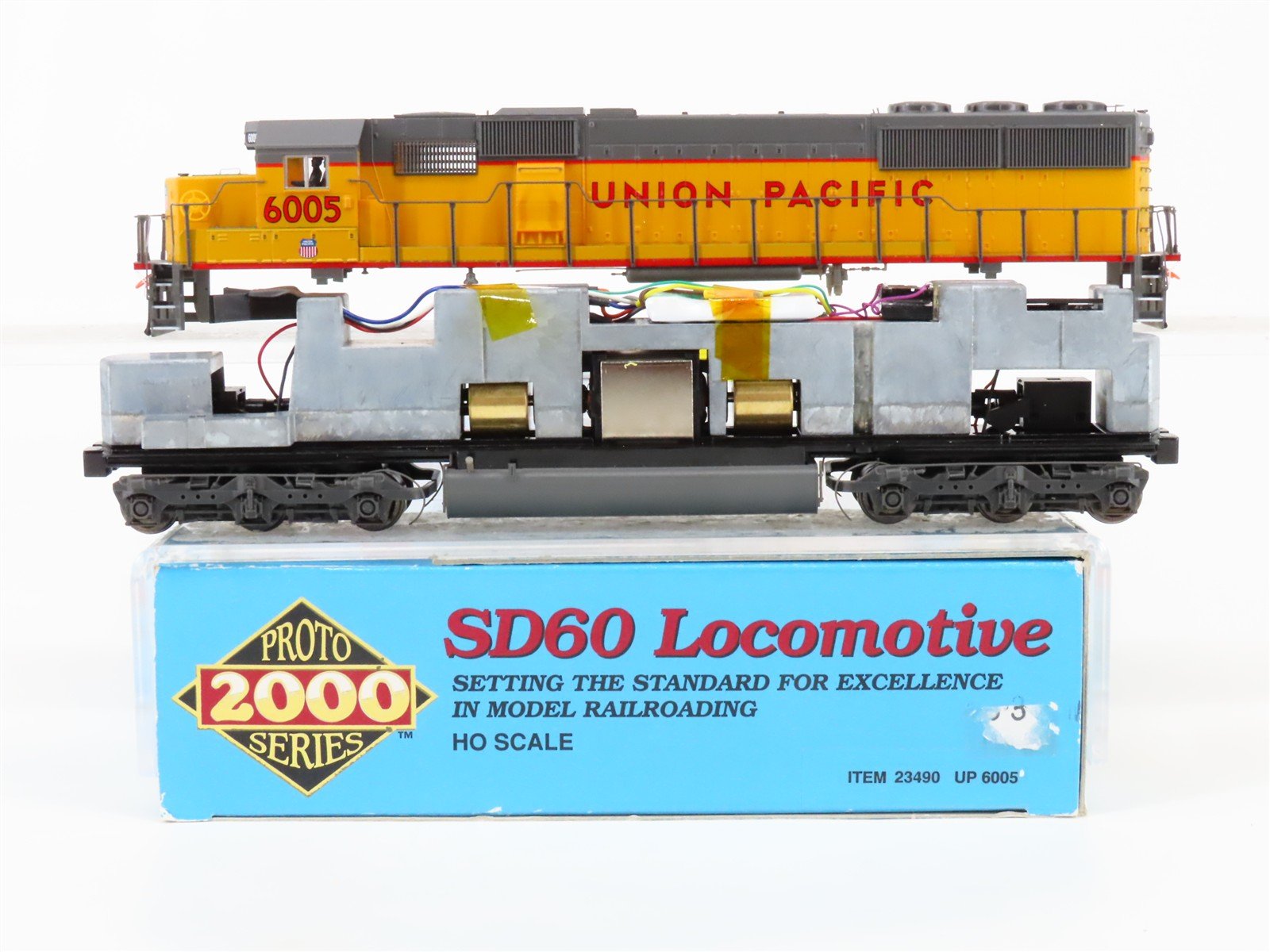 HO Scale Proto 2000 23490 UP Union Pacific EMD SD60 Diesel #6005 w/ DCC & Sound