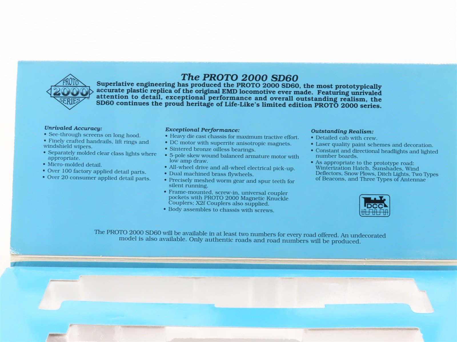 HO Scale Proto 2000 23490 UP Union Pacific EMD SD60 Diesel #6005 w/ DCC & Sound