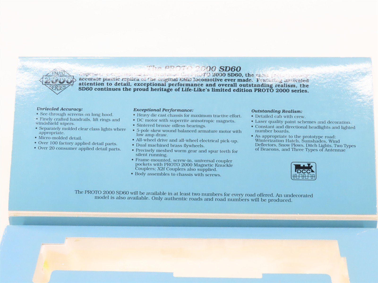 HO Scale Proto 2000 23491 UP Union Pacific EMD SD60 Diesel #6044 w/ DCC & Sound