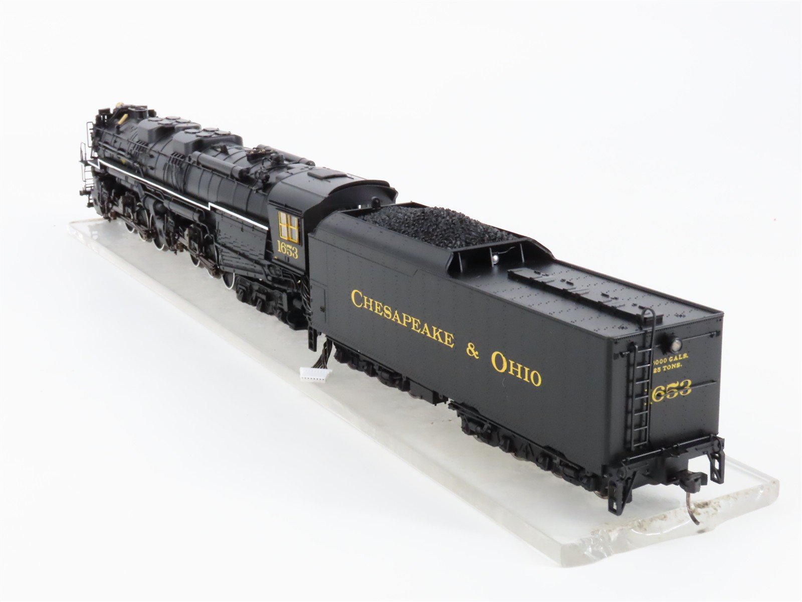 HO Scale Rivarossi HR2952STF C&O 2-6-6-6 H-8 Allegheny Steam #1653 w/DCC & Sound