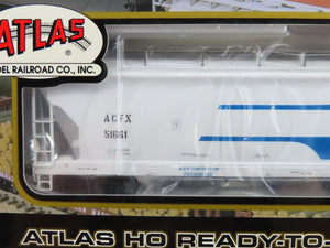 HO Atlas 1513-1 ADM Transportation Co. Pressureaide Centerflow 4-Bay Hopper