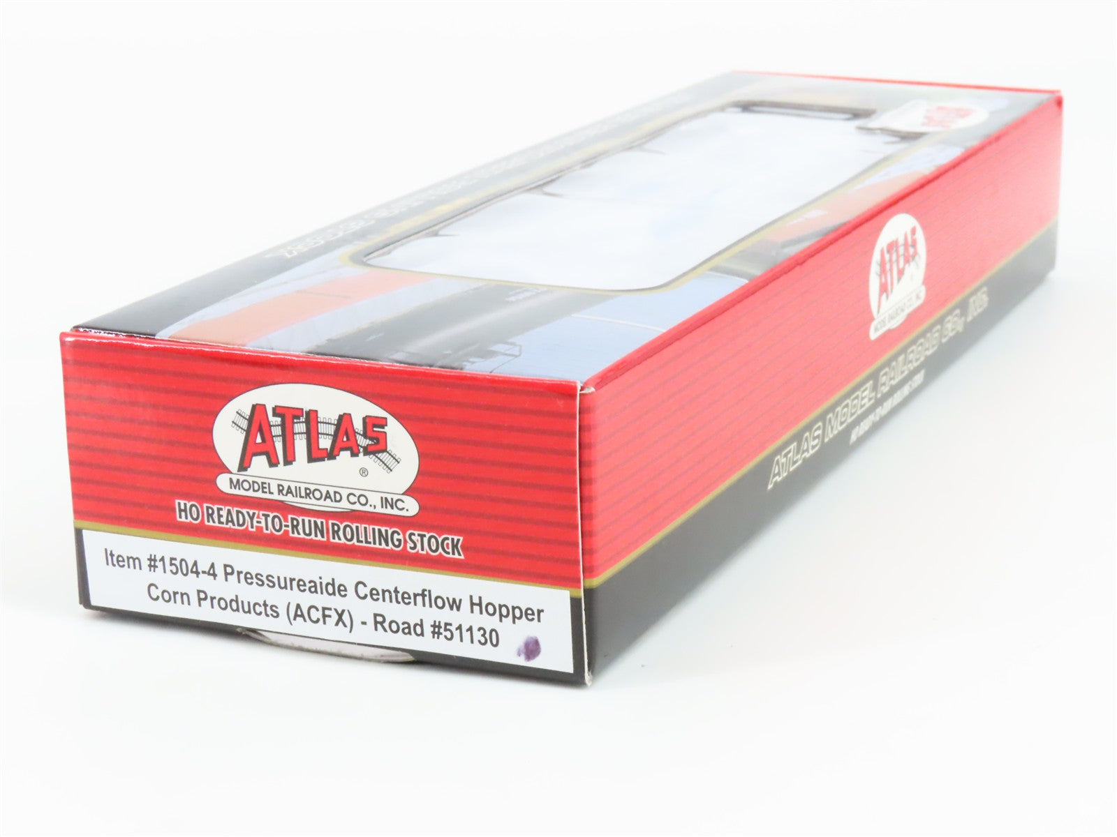 HO Scale Atlas 1504-4 ACFX Corn Products Pressureaide Centerflow Hopper RTR