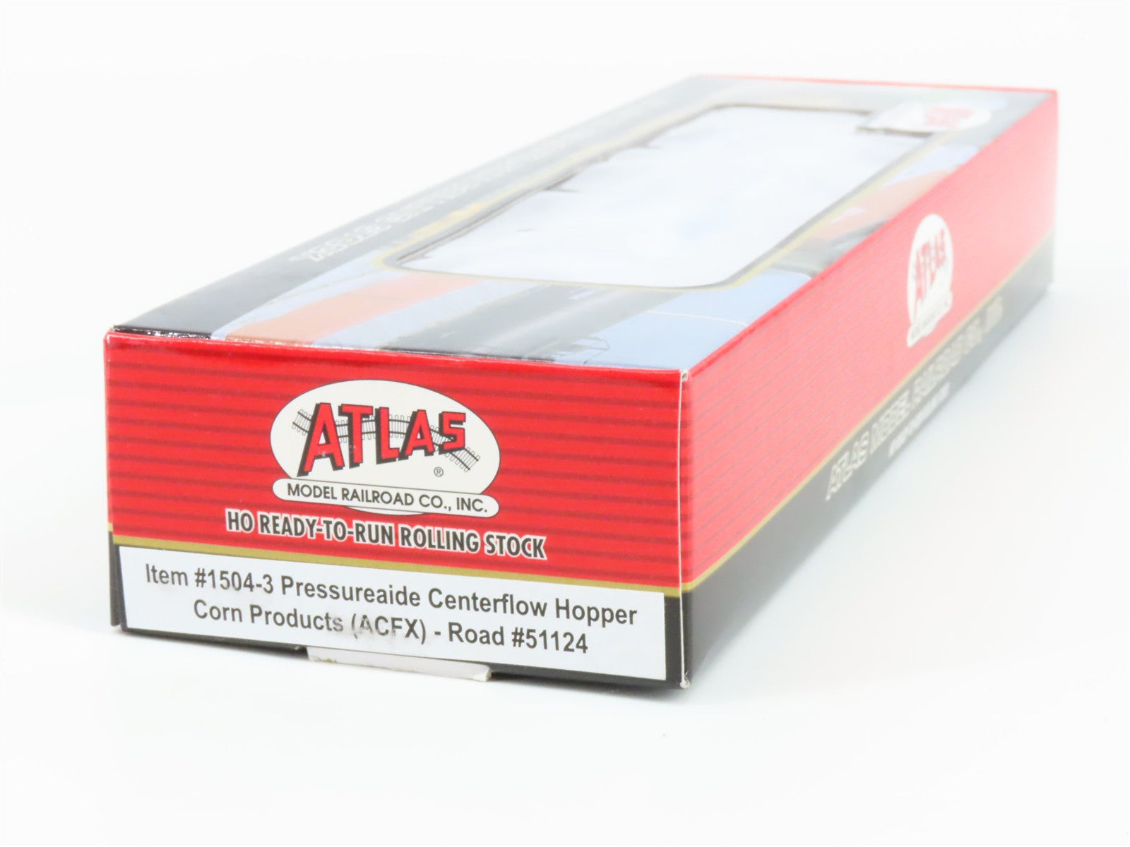 HO Scale Atlas 1504-3 ACFX Corn Products Pressureaide Centerflow Hopper RTR