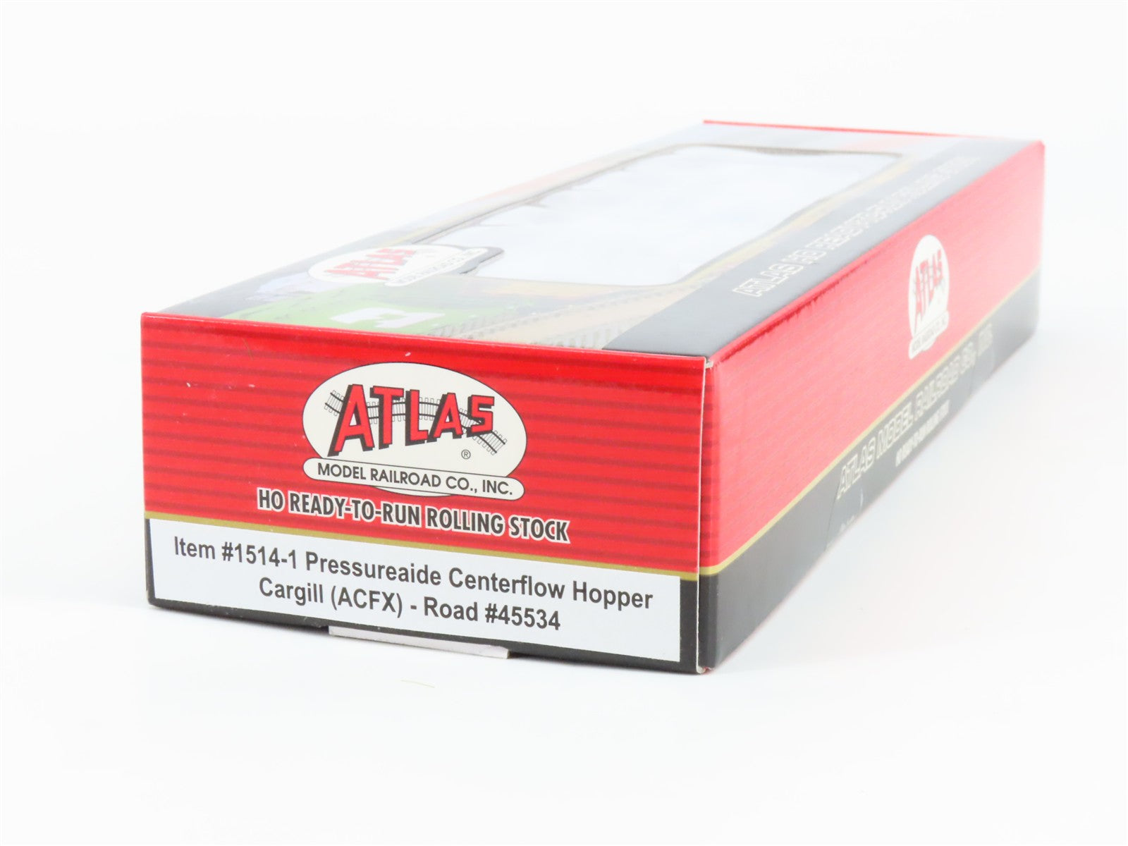 HO Scale Atlas 1514-1 ACFX Cargill Pressureaide Centerflow Hopper 45534 RTR