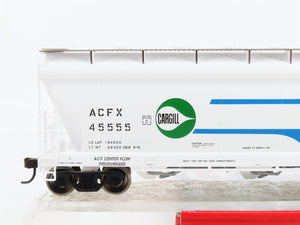 HO Scale Atlas 1514-2 ACFX Cargill Pressureaide Centerflow Hopper 45555 RTR