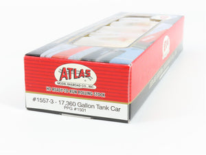 HO Scale Atlas 1557-3 SACX PPG 17,360 Gallon Tank Car 1501 RTR