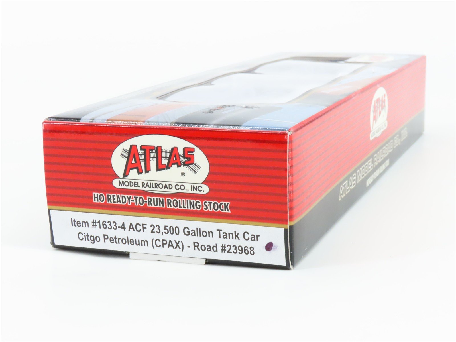 HO Scale Atlas 1633-4 CPAX Citgo Petroleum ACF 23,500 Gallon Tank Car 23968 RTR