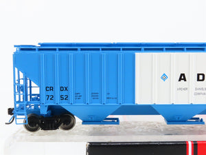 HO Scale InterMountain 45374-04 CRDX ADM 3-Bay Covered Hopper 7252 RTR