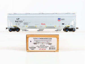 HO Scale Class One Model Works FC00517 UP Union Pacific 3-Bay Covered Hopper RTR