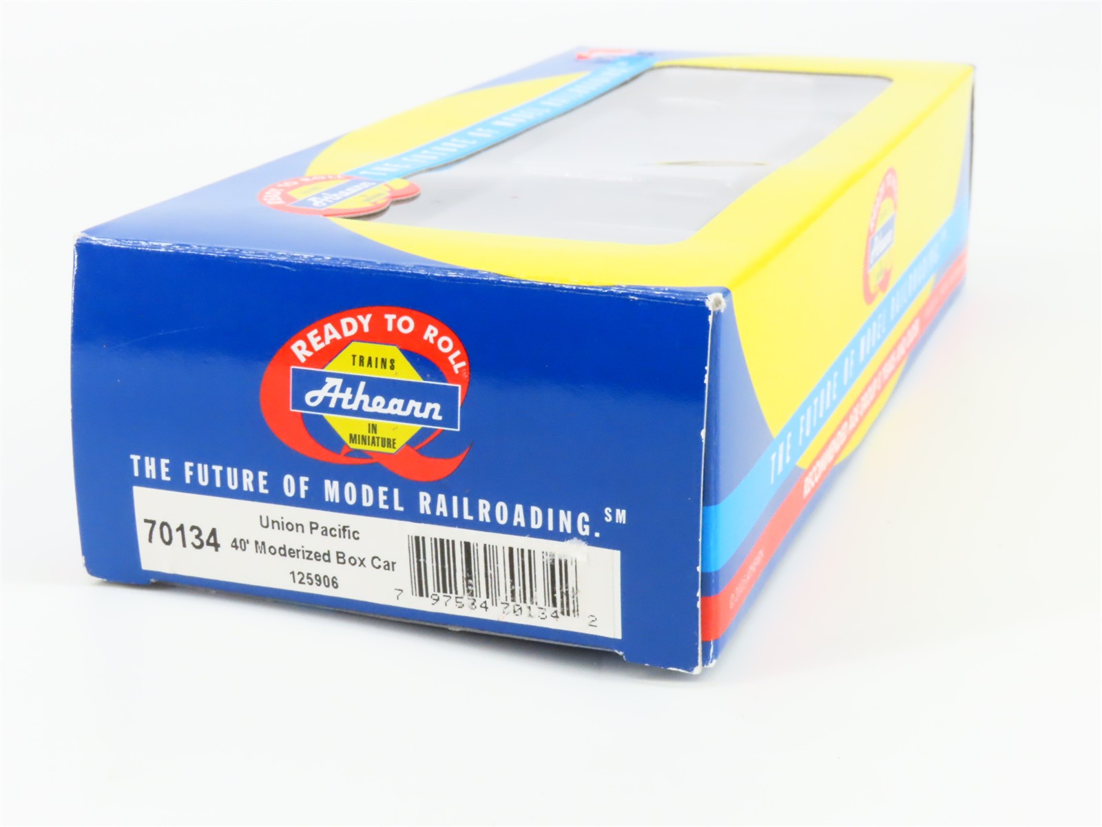 HO Scale Athearn 70134 UP Union Pacific 40' Box Car 125906 RTR