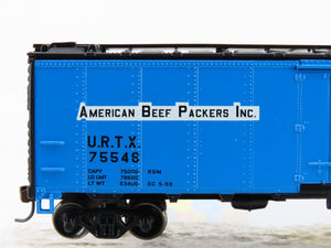 HO Scale Athearn 71314 URTX American Beef Packers Inc. 40' Steel Reefer RTR
