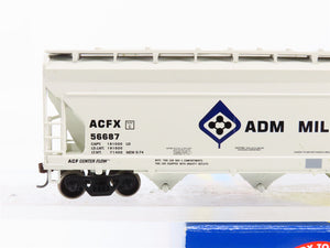 HO Scale Athearn ATH72264 ACFX ADM Milling Co. 55' 4-Bay Covered Hopper RTR