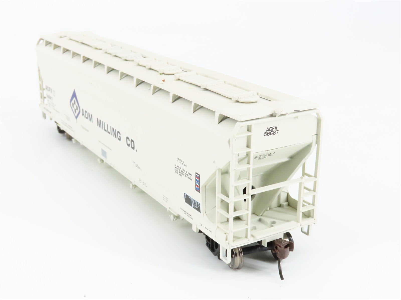 HO Scale Athearn ATH72264 ACFX ADM Milling Co. 55' 4-Bay Covered Hopper RTR