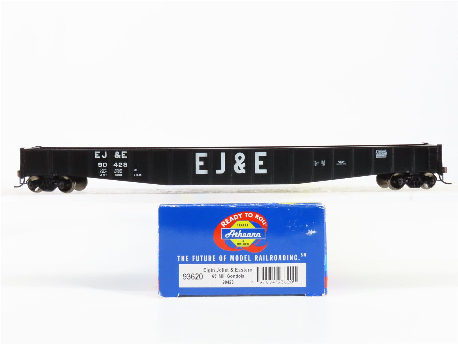HO Scale Athearn 93620 EJ&E Elgin Joliet & Eastern 65' Mill Gondola 90428 RTR