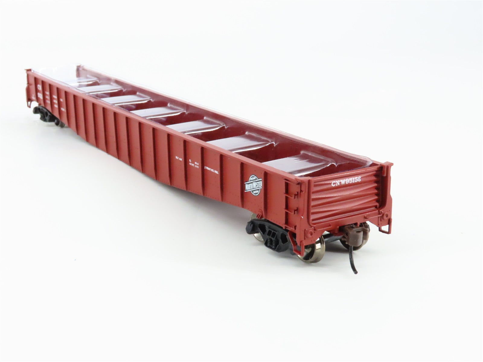 HO Scale Athearn 93617 CNW Chicago & North Western 65' Mill Gondola 95156 RTR
