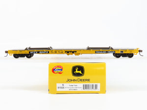 HO Scale Athearn 81935 HTTX Trailer Train 60' Flat Car 90473 RTR