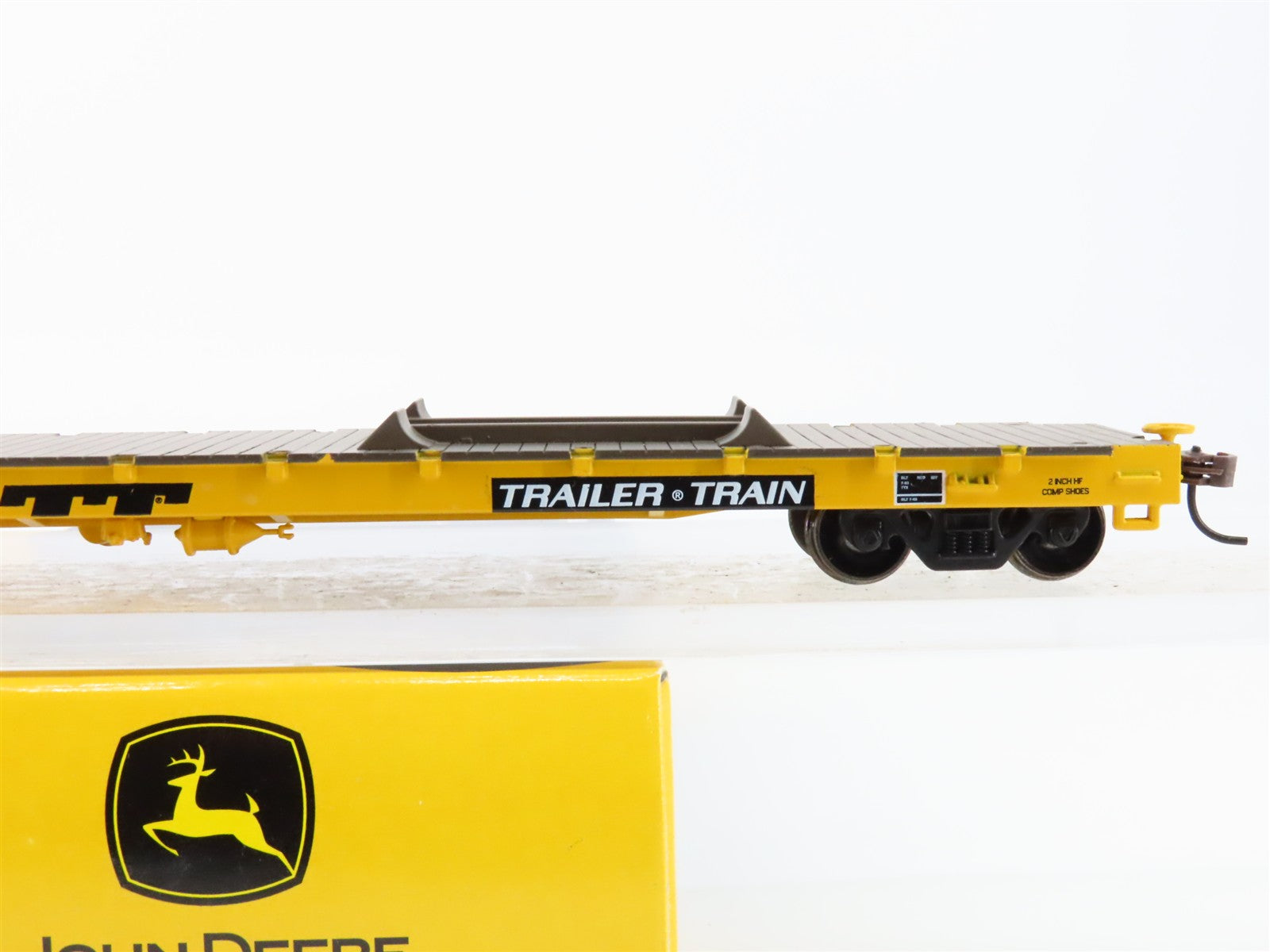 HO Scale Athearn 81935 HTTX Trailer Train 60' Flat Car 90473 RTR
