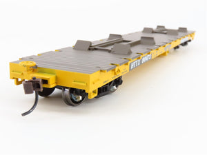 HO Scale Athearn 81935 HTTX Trailer Train 60' Flat Car 90473 RTR