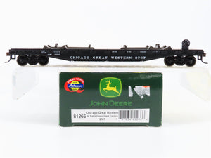 HO Scale Athearn 81266 CGW Chicago Great Western 50' Flat Car 3767 RTR