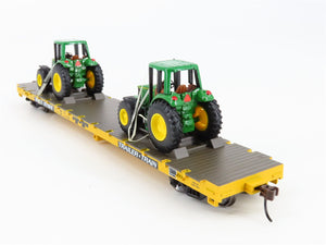 HO Scale Athearn 81929 OTTX Trailer Train 60' Flat Car 97196 RTR