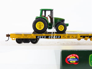 HO Scale Athearn 81930 OTTX Trailer Train 60' Flat Car 97233 RTR