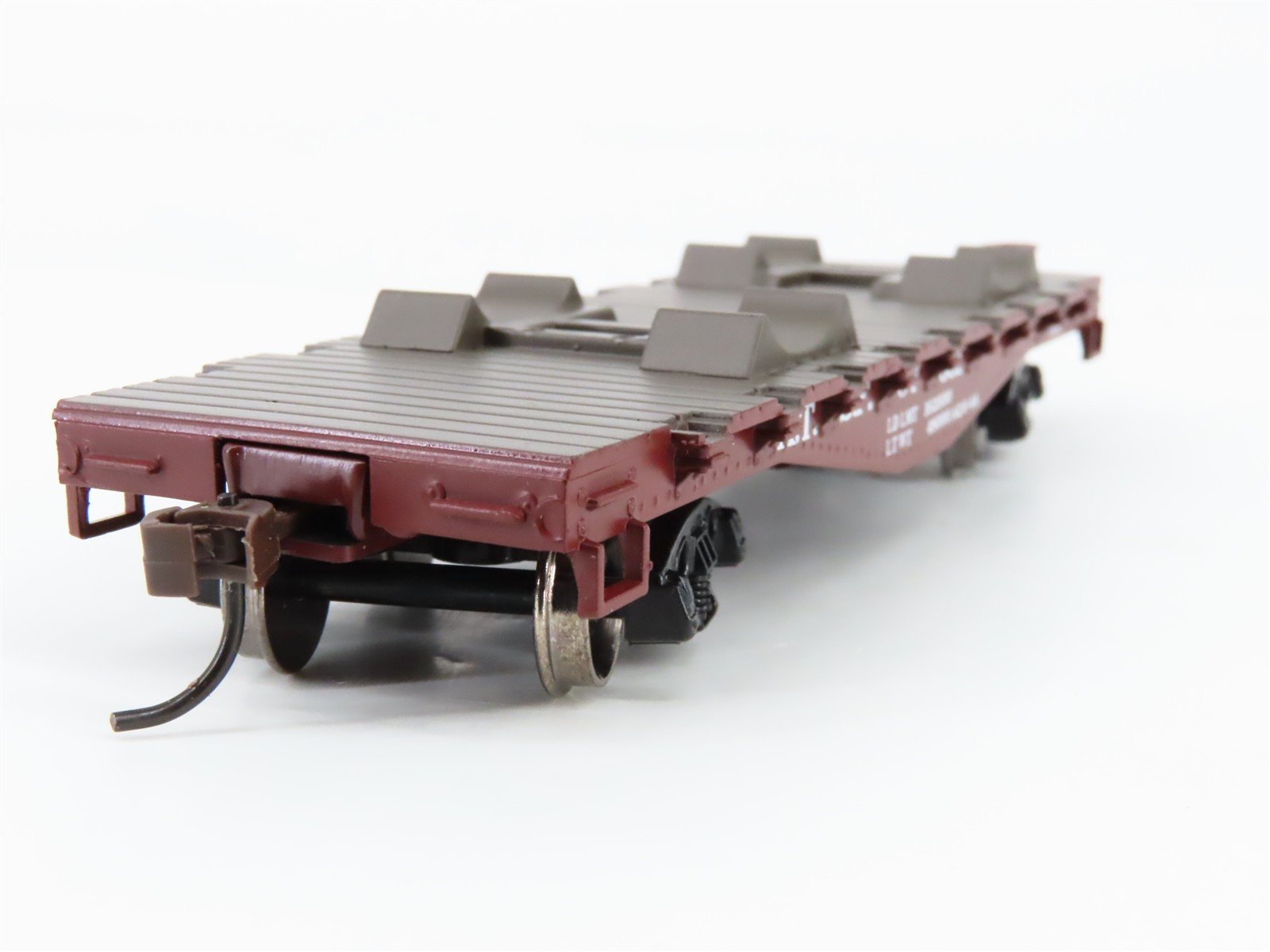 HO Scale Roundhouse 81253 ATSF Santa Fe 30' Flat Car 97551 RTR