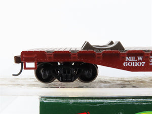 Roundhouse 81257 MILW Milwaukee Road 30' Flat Car 601107 RTR